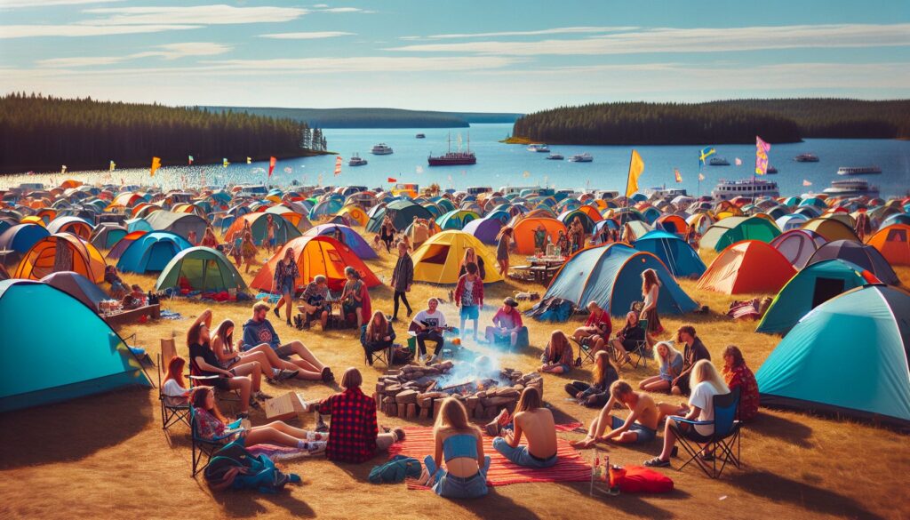 Sköna dagar på campingplatsen – svensk festivalmagi